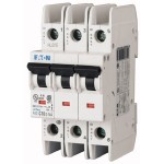 FAZ MCB Circuit Breaker 3 Pole 10kA FAZ-C15/3-NA Eaton, UL 489