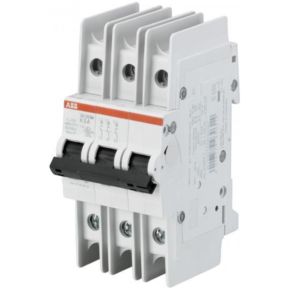 SU200M MCB Circuit Breaker 3 Pole 10kA SU203M-K5 ABB, UL 489